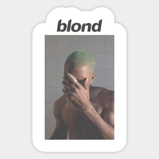 vintage Blond illustration. Sticker